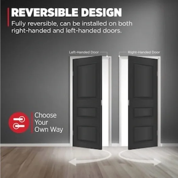 Halifax Passage Door Lever Set with Square Rose 720HFLSQT-514 NIB - Picture 7 of 10